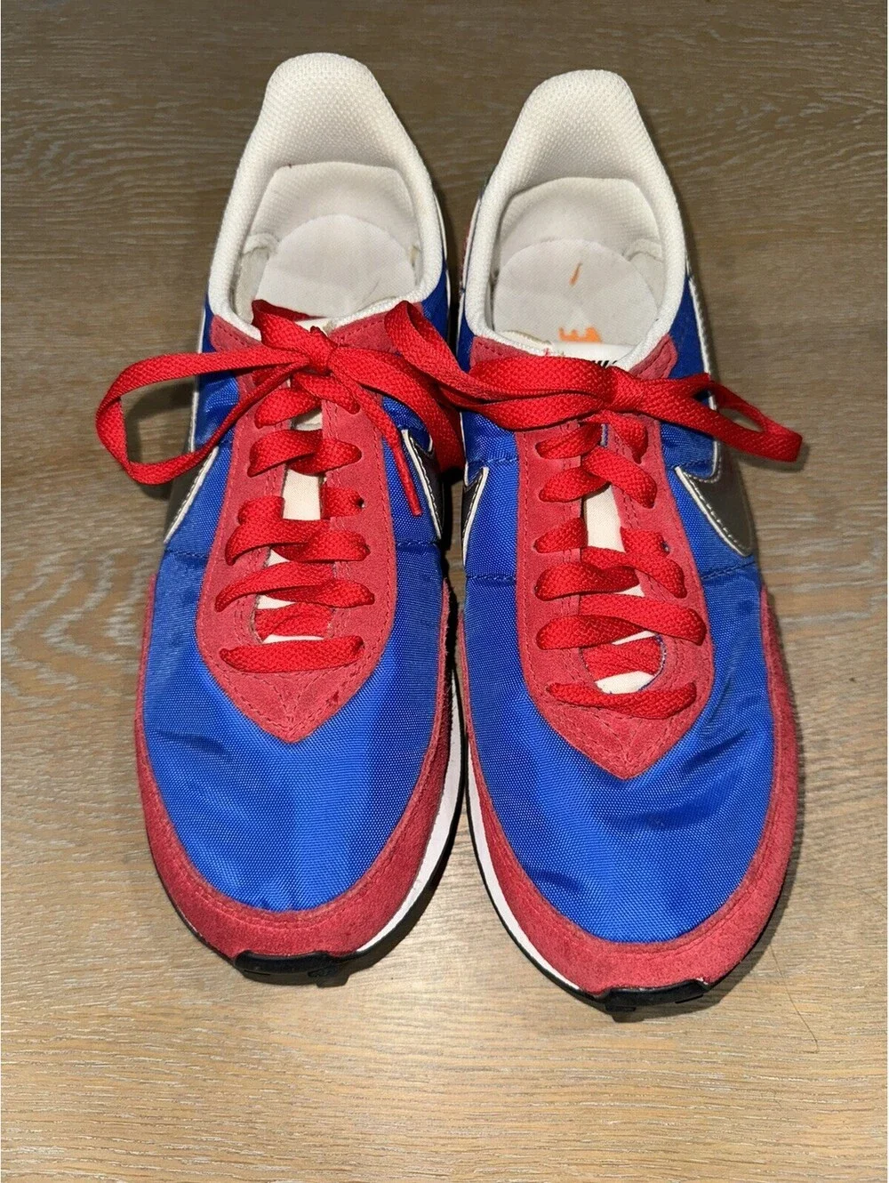 Nike Waffle Trainer 2 SP Red Blue DC2646 Sz 7M 8.5W Sneakers Tennis Shoes